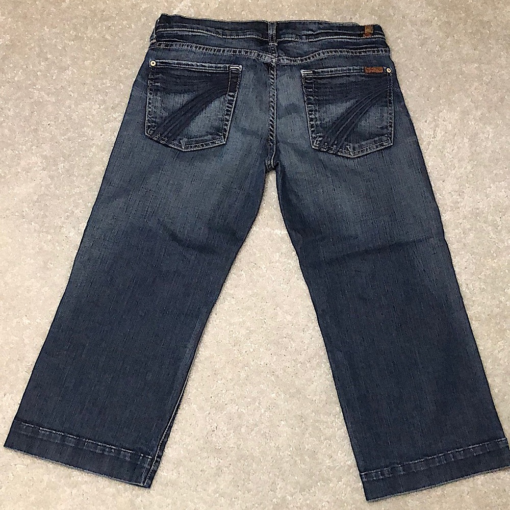 7 For All Mankind Dojo Crop Jean 28
